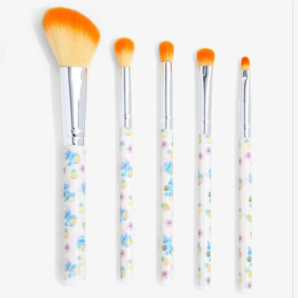 Loungefly Disney Lilo & Stitch Pineapple Makeup Brush Set